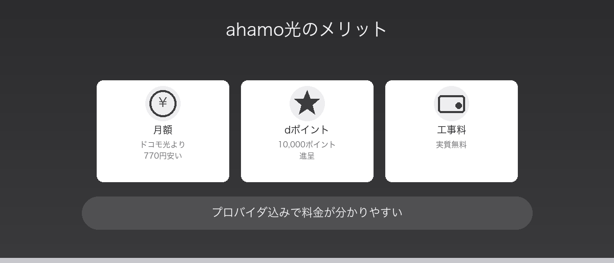 ahamo光のメリット